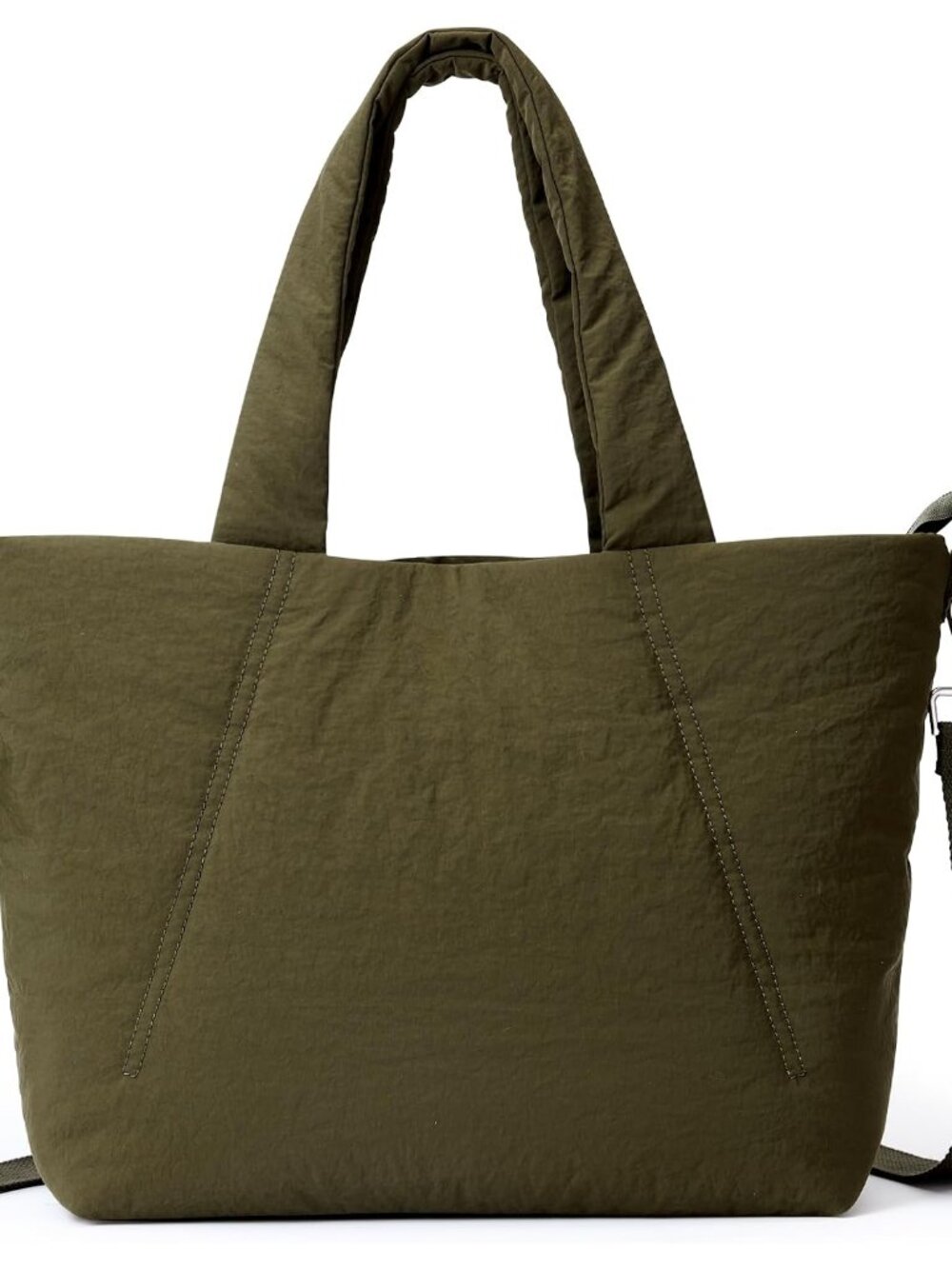 Quilted Carryall Tote Bag, Large Puffer Crossbody Women Handbags Shoulder Soft F